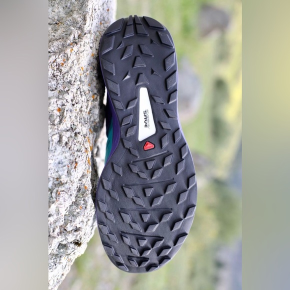 NEW Salomon Ultra Pro Trail Running Tennis Shoes size 38 EU Turquoise Blue Navy - Picture 2 of 15